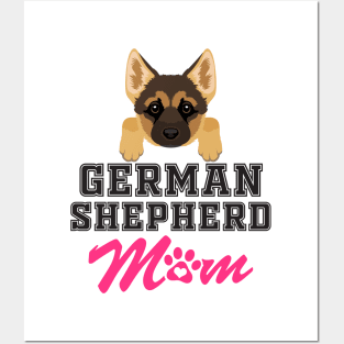 German Shepherd mom Posters and Art